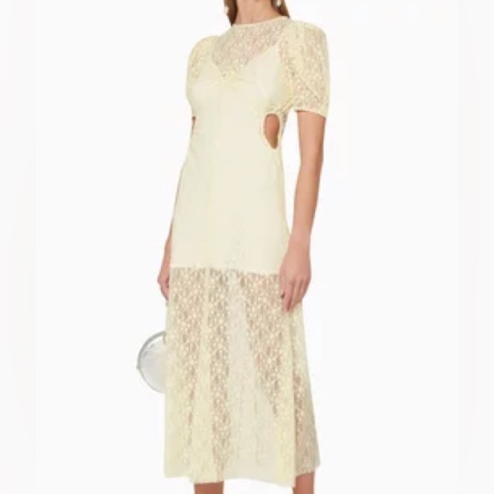 Alice McCall NEW Butter yellow On + On Dress Size US 10 Medium